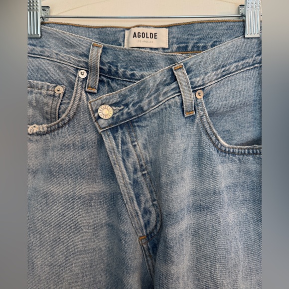 AGOLDE Criss Cross Upsized Jean in Suburbia - Picture 9 of 9